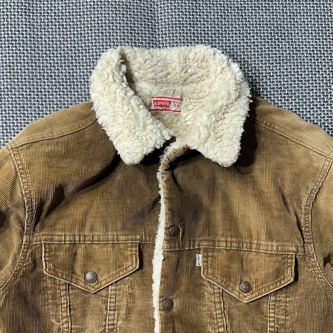 80s usa 리바이스 코듀로이 셰르파 자켓 (L/old-8461) 상품이미지2