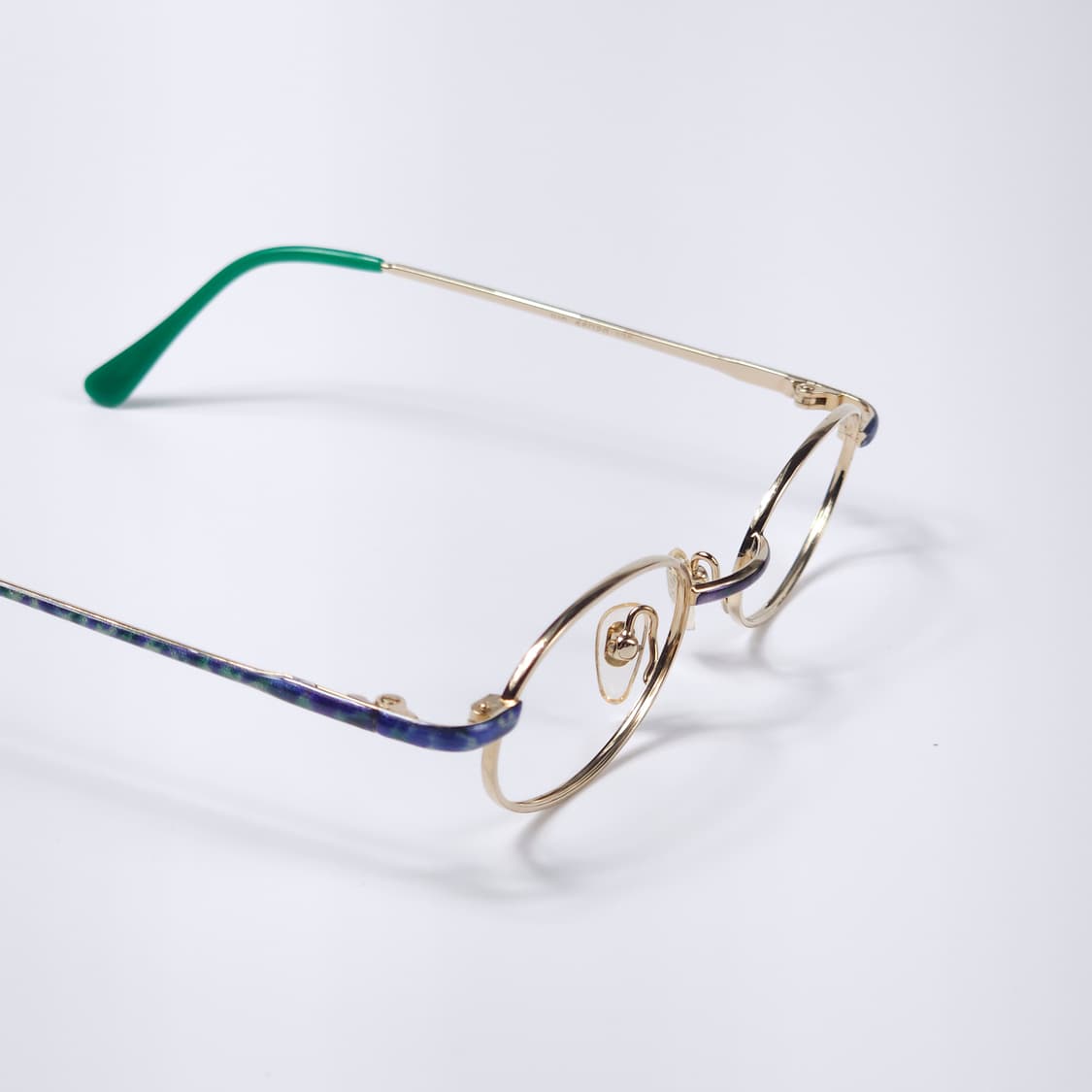 22K 도금 90년도 빈티지 오벌형 긱시크 안경 상품이미지6