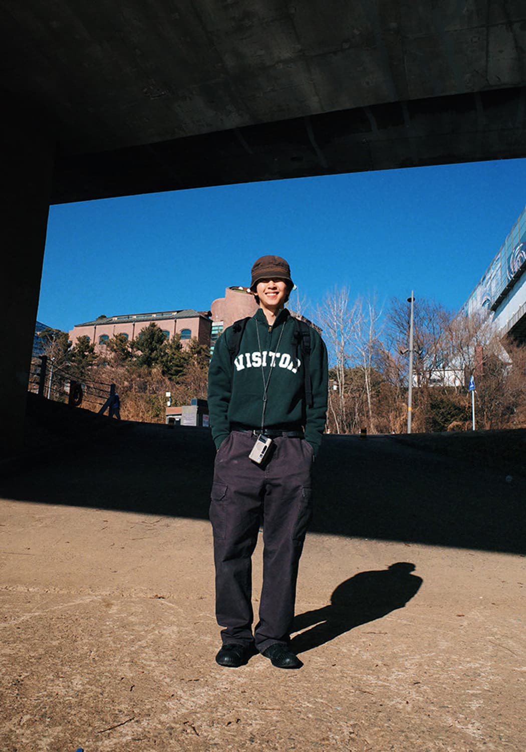 [M]컬렉트피시스 하프집업 딥그린 상품이미지1