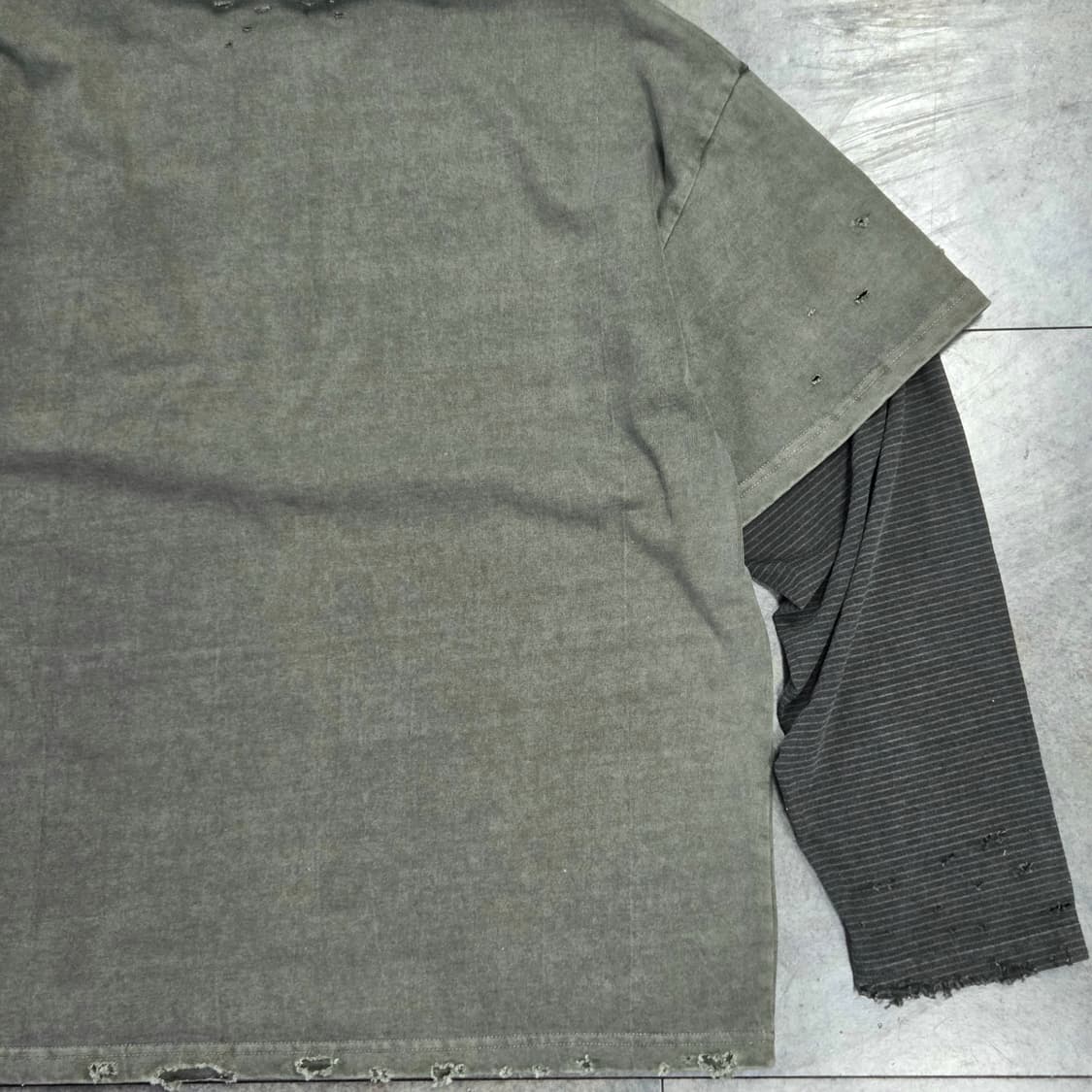 빈티지 반팔 레이어드 티셔츠 상품이미지6