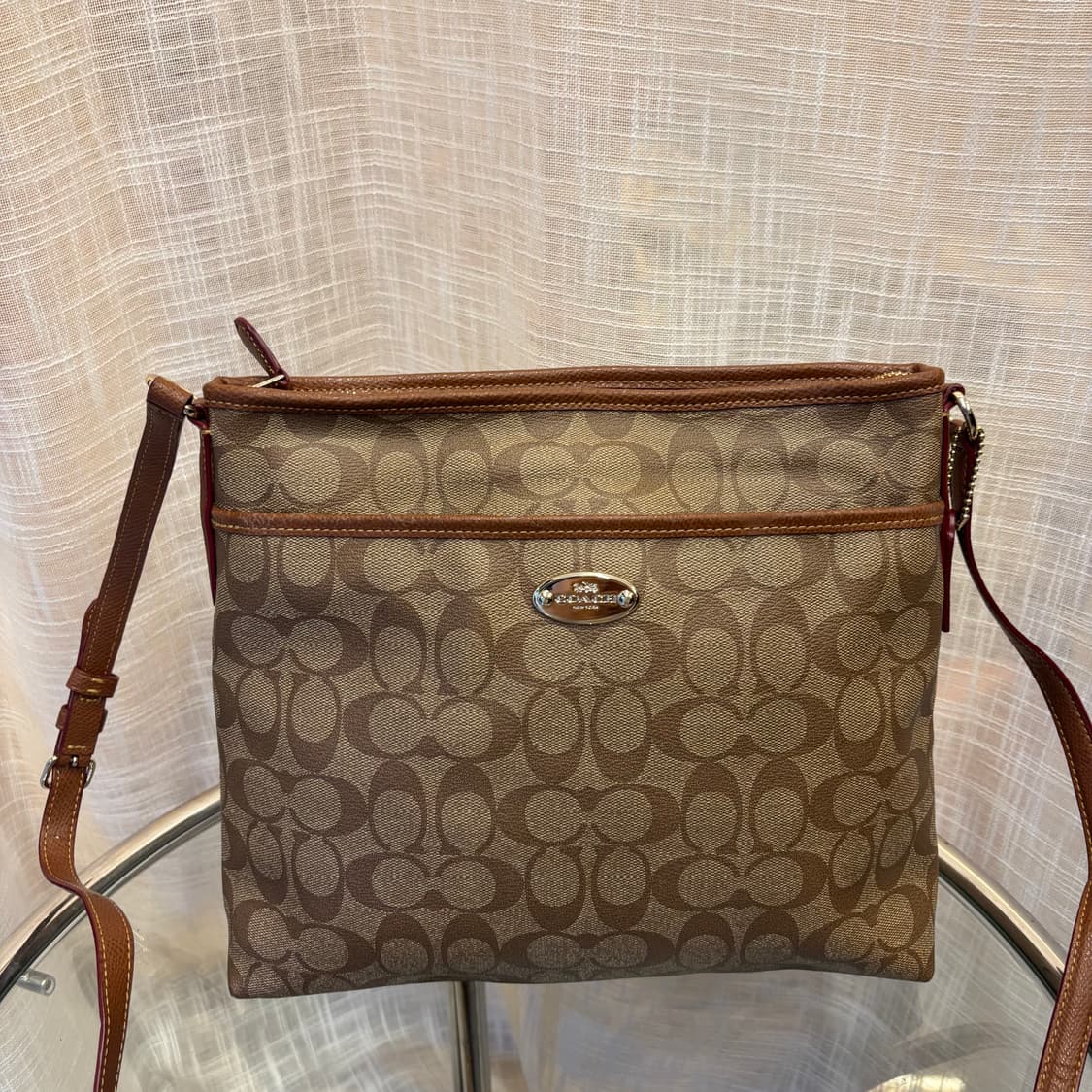 정품 코치 사각 크로스백     상품이미지2