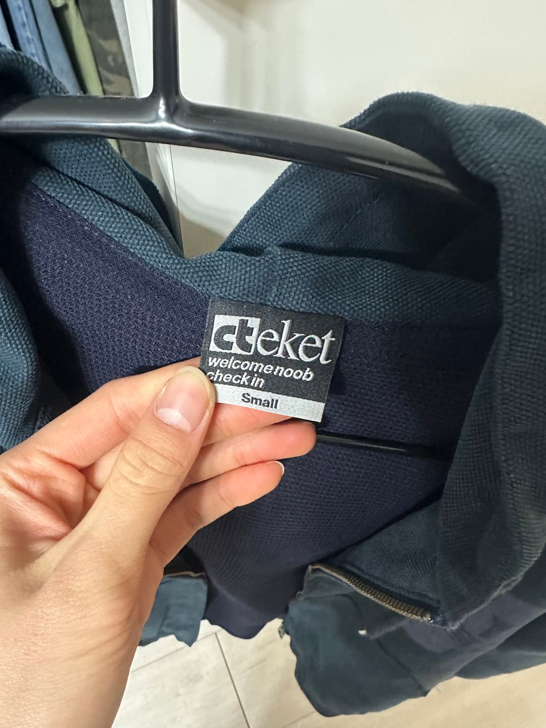 테켓 ct work jacket navy 상품이미지3