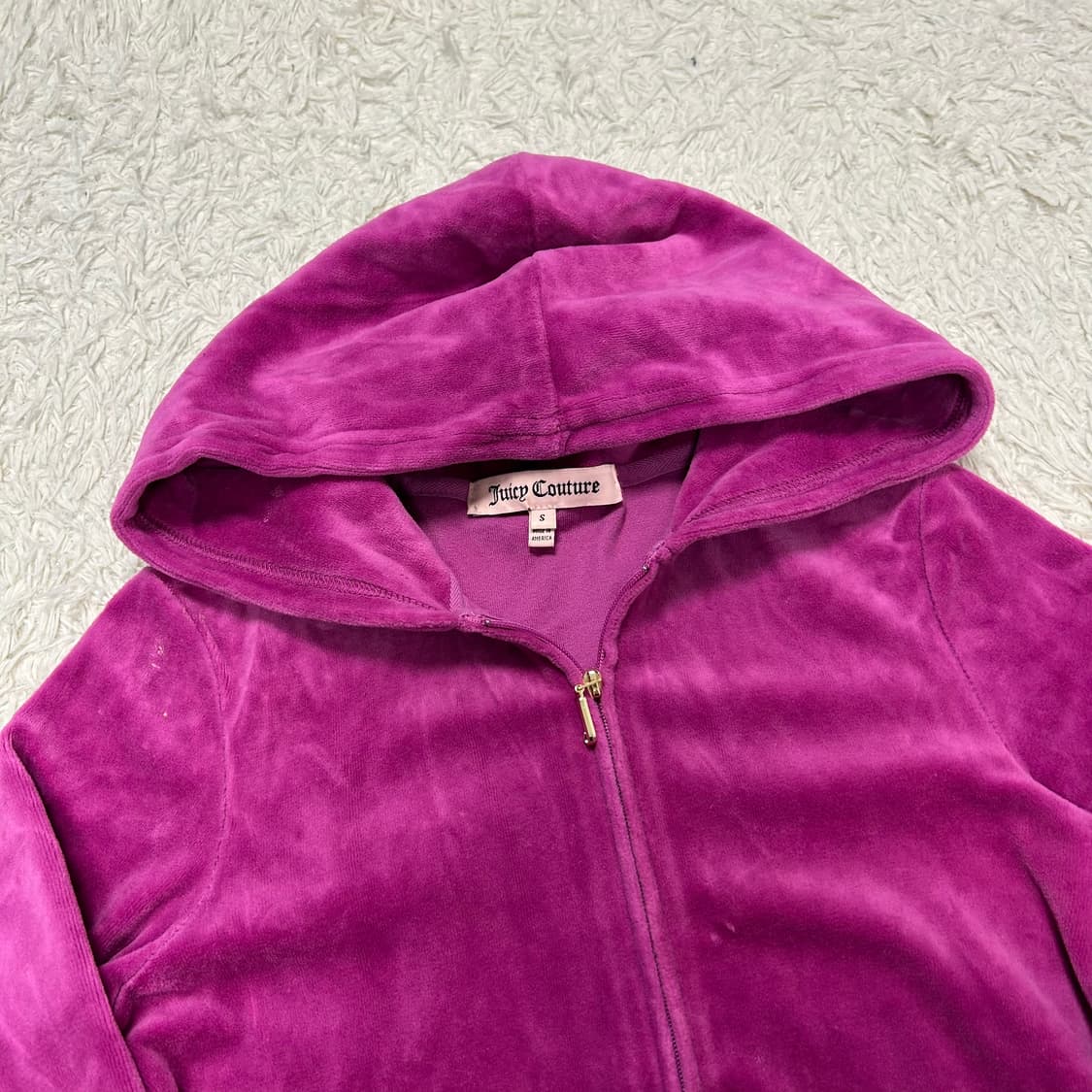 Juicy Couture Velvet Hood Zip-up 상품이미지6