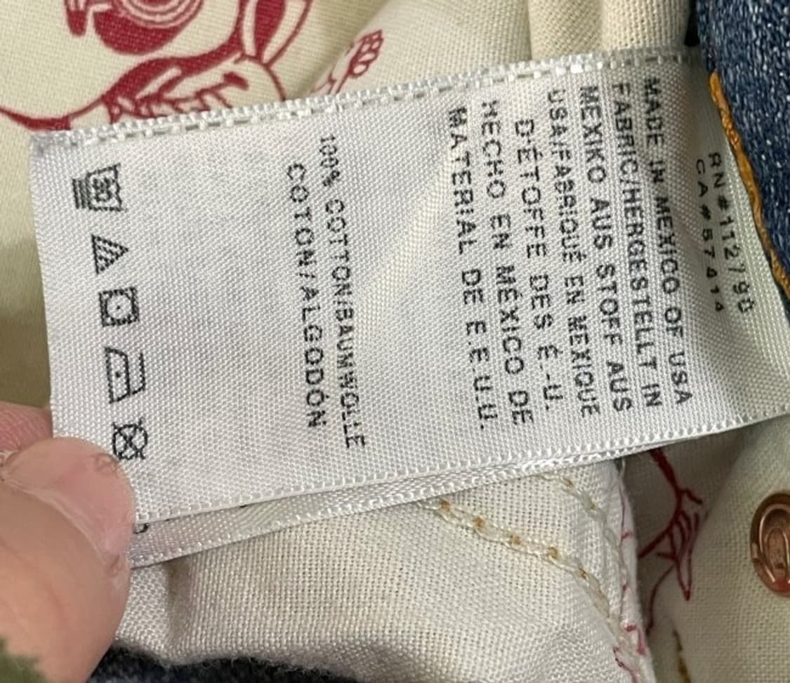 트루릴리전 청바지 데님청바지 데님팬츠 30인치 상품이미지6