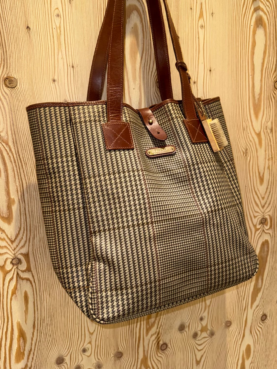 폴로 랄프로렌 글렌체크 토트백 상품이미지2