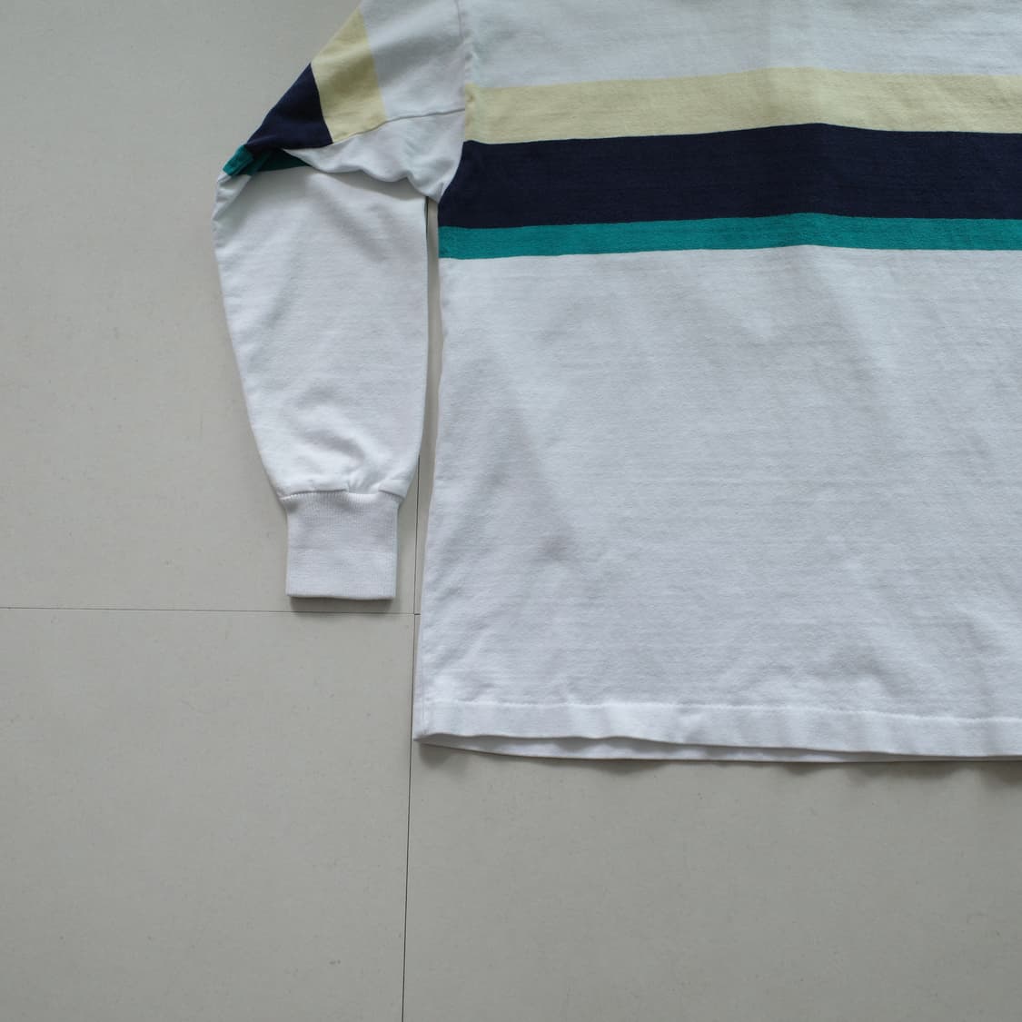 90s L.L.Bean 엘엘빈 MADE IN USA 럭비 티셔츠 (L) 상품이미지9