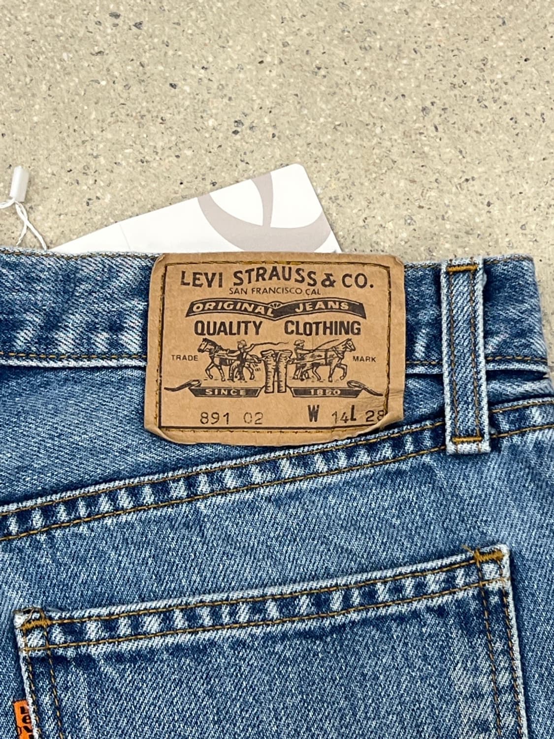 리바이스 90s 891 오렌지 탭 데님 팬츠 / 31 x 28 상품이미지7