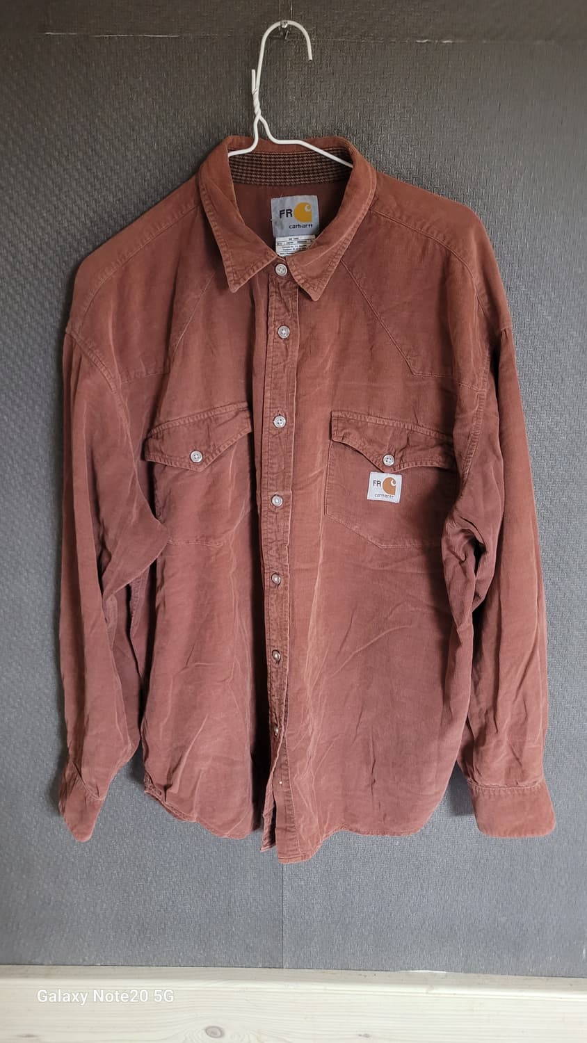 칼하트 코듀로이 셔츠 상품이미지1