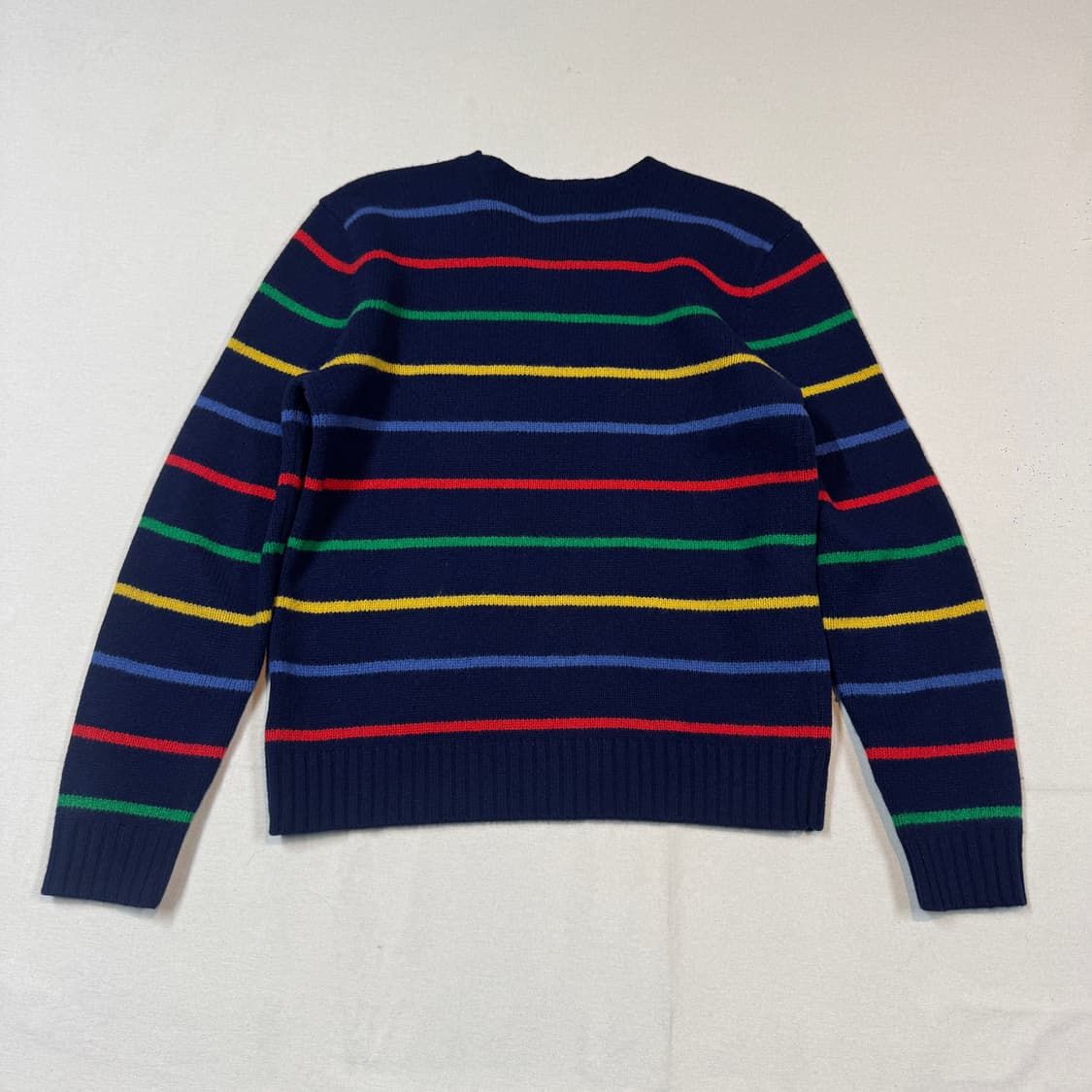 L) 폴로 랄프로렌 램스울 스트라이프 라운드넥 니트 상품이미지4