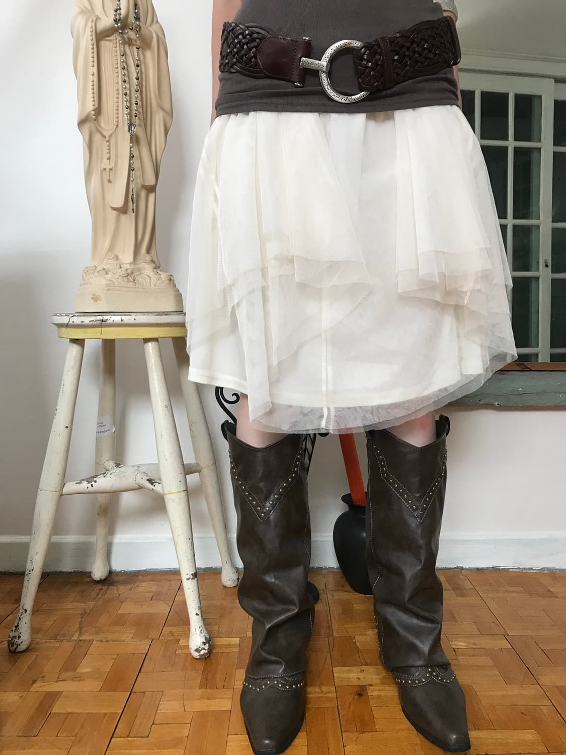 vintage sha skirt 상품이미지1