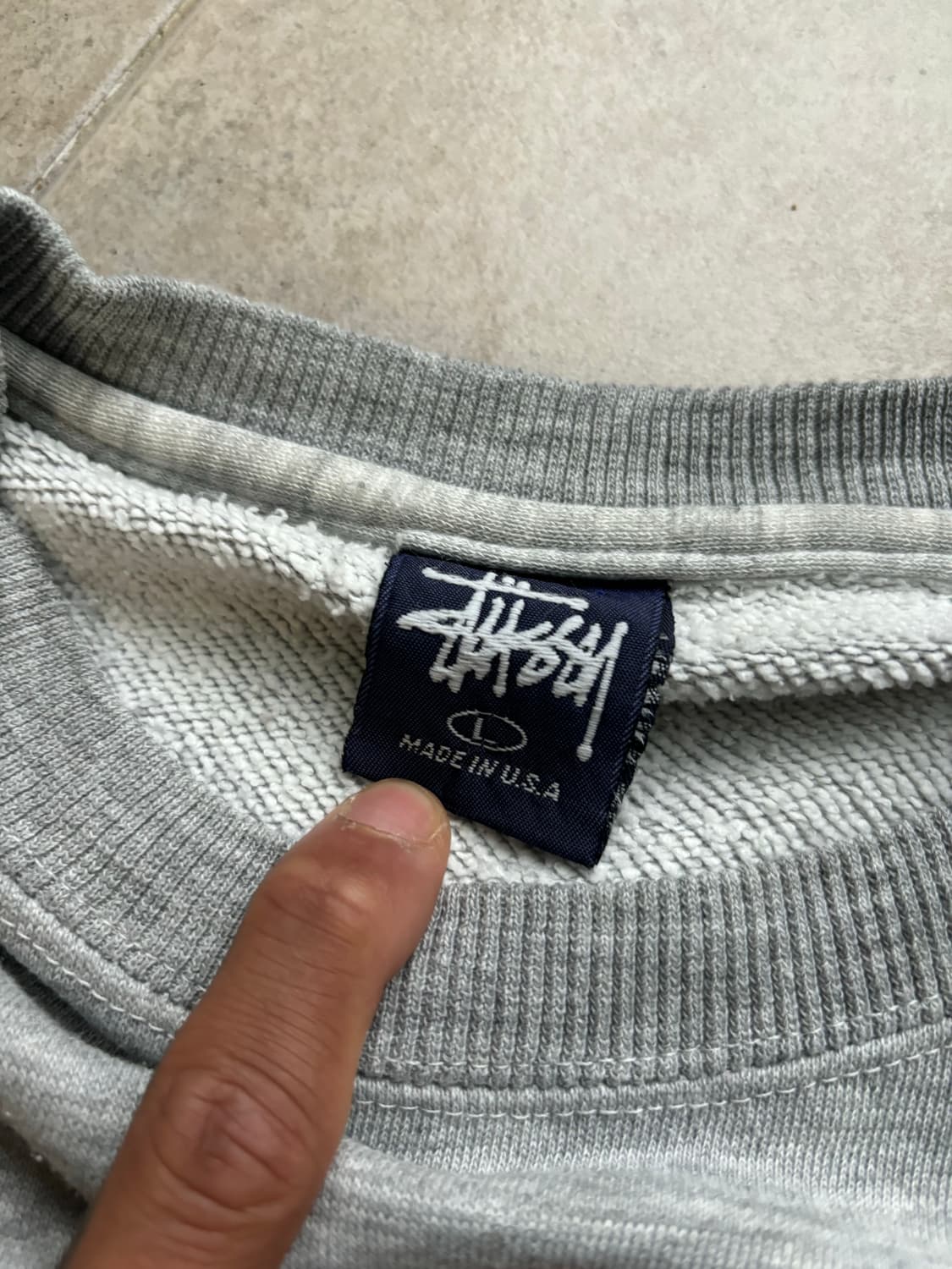 80s 스투시 올드스쿨플레이버 스웻셔츠 상품이미지4