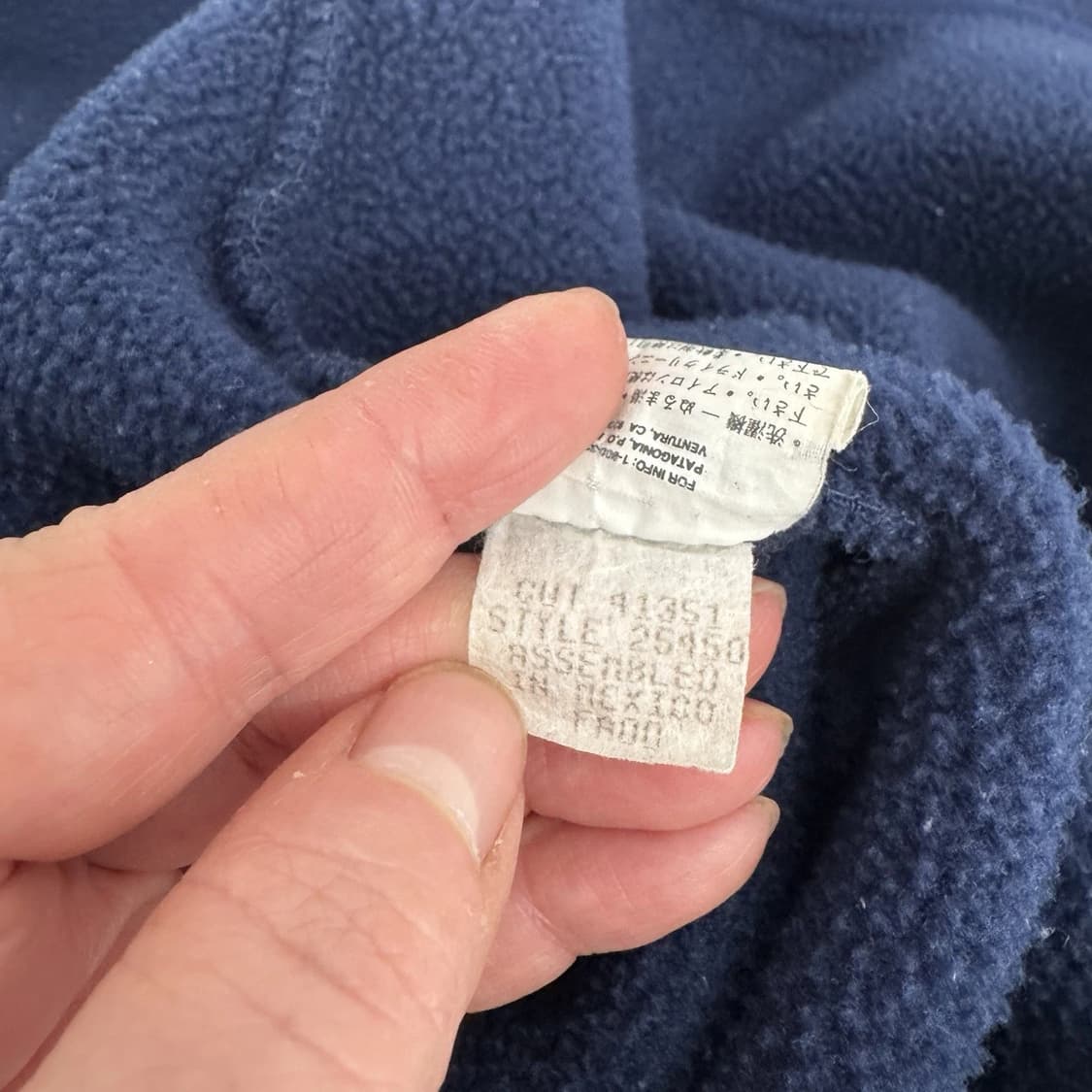 00FW 멕시코 파타고니아 신칠라 스냅-T 네이비 상품이미지6