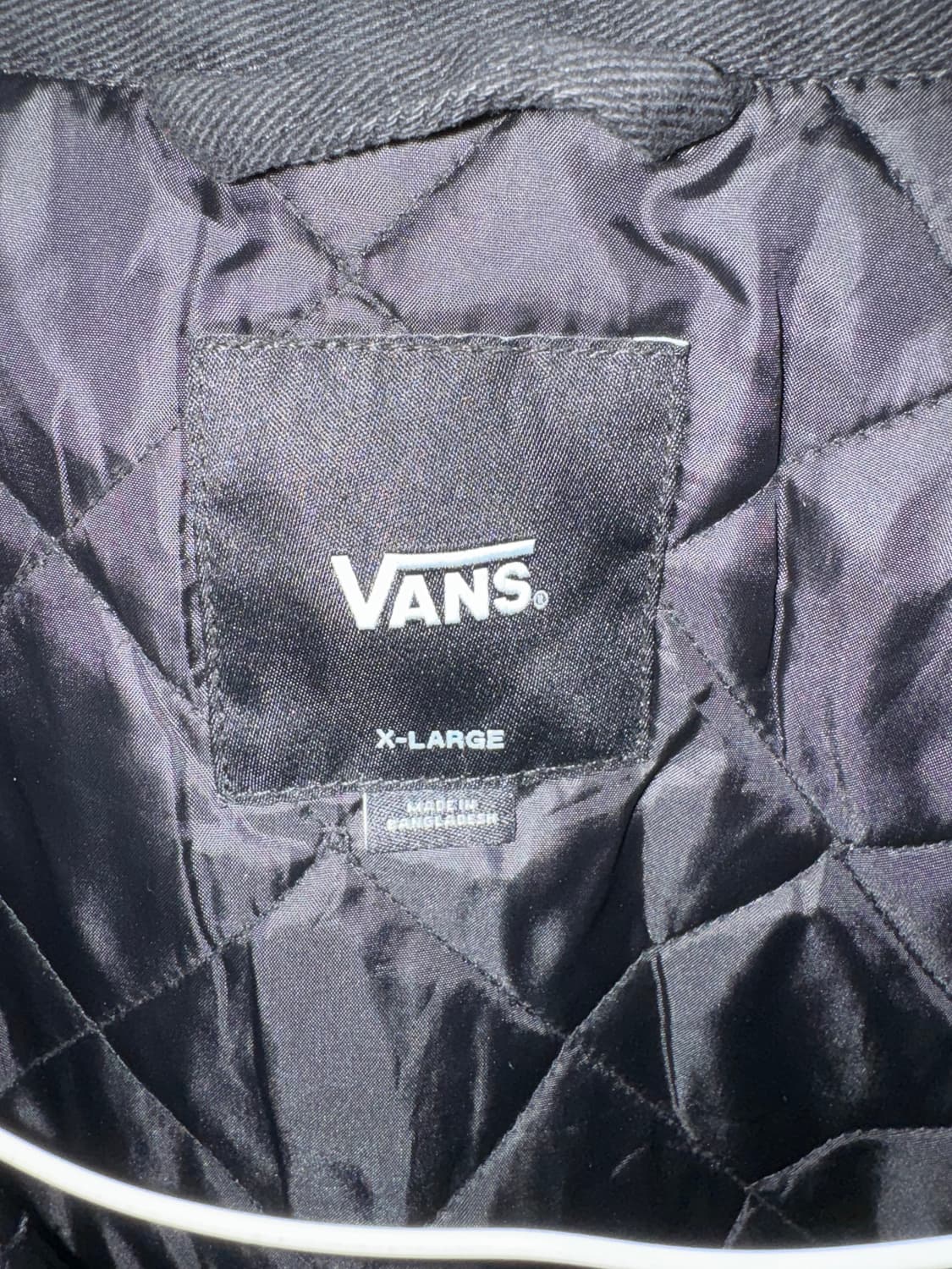 상태 최상 한정판 반스 워크자켓 블랙 XL 상품이미지3