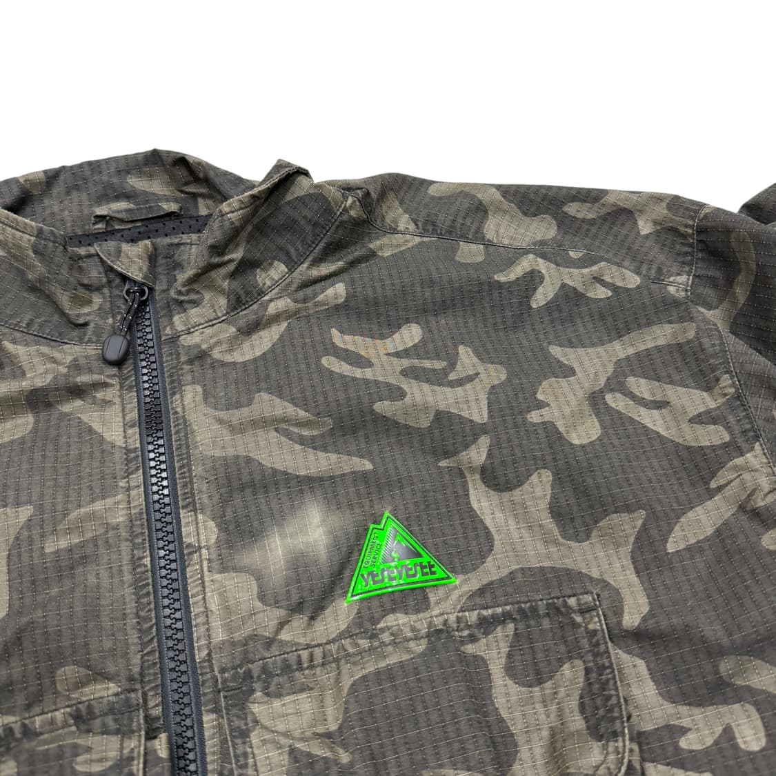 예스아이씨 포켓 피싱 파카 바람막이 자켓 블랙 카모 L 상품이미지7