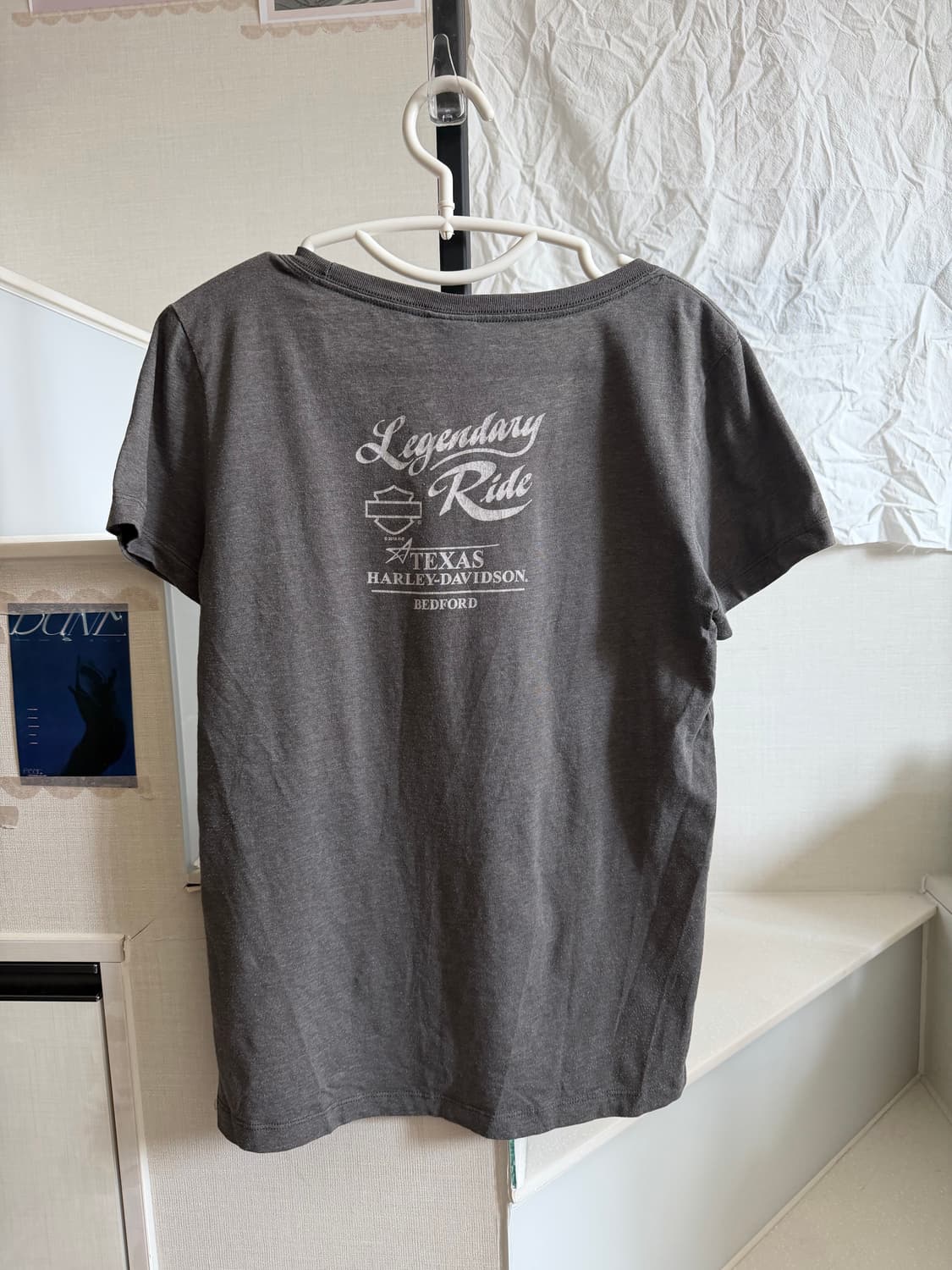 할리데이비슨 그레이 글리터 반팔 상품이미지3