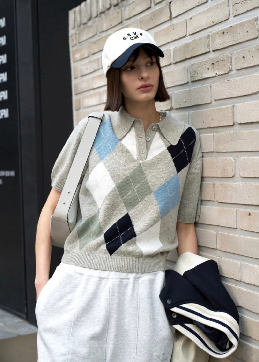 그로브 NIKO 니트 아이보리, 그레이 상품이미지3