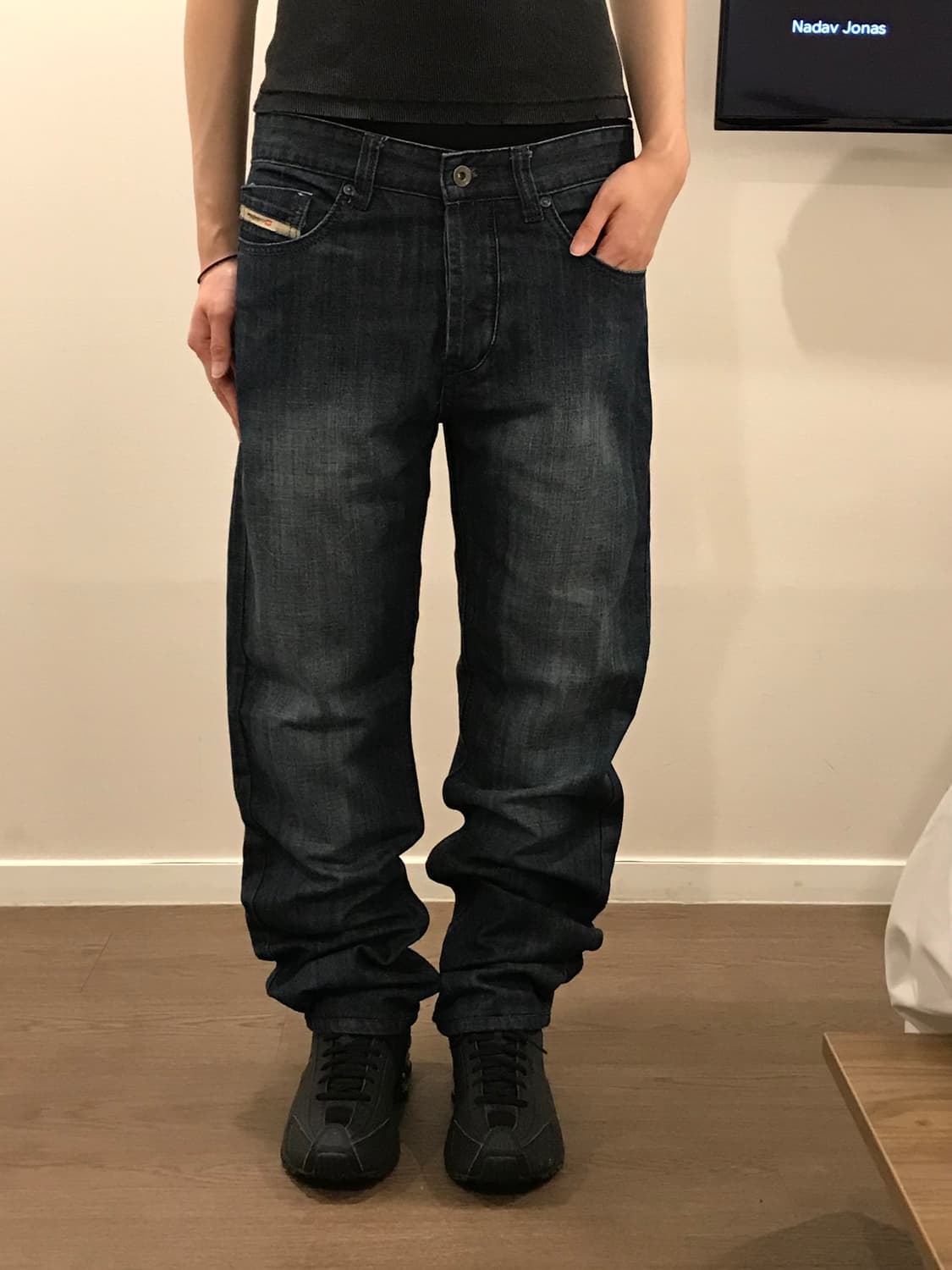 디젤 빈티지 로고 워싱 데님 32 팬츠 상품이미지2