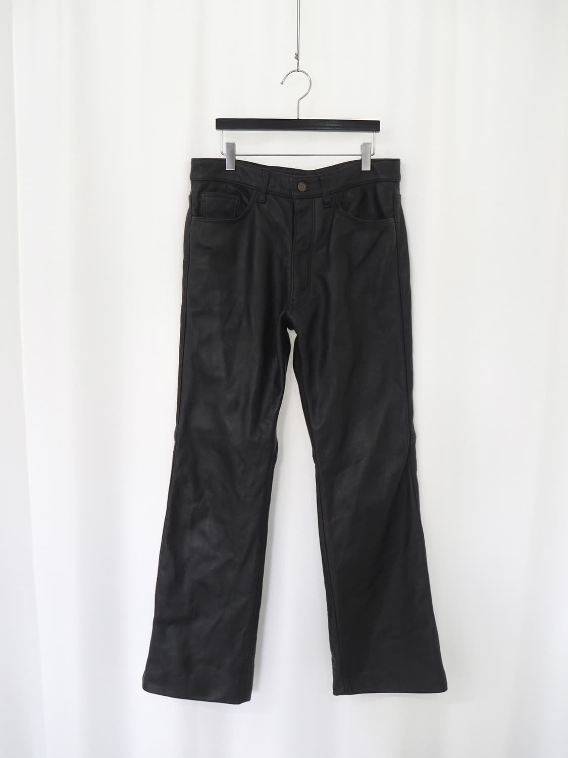 vintage leather boots cut pants 상품이미지1