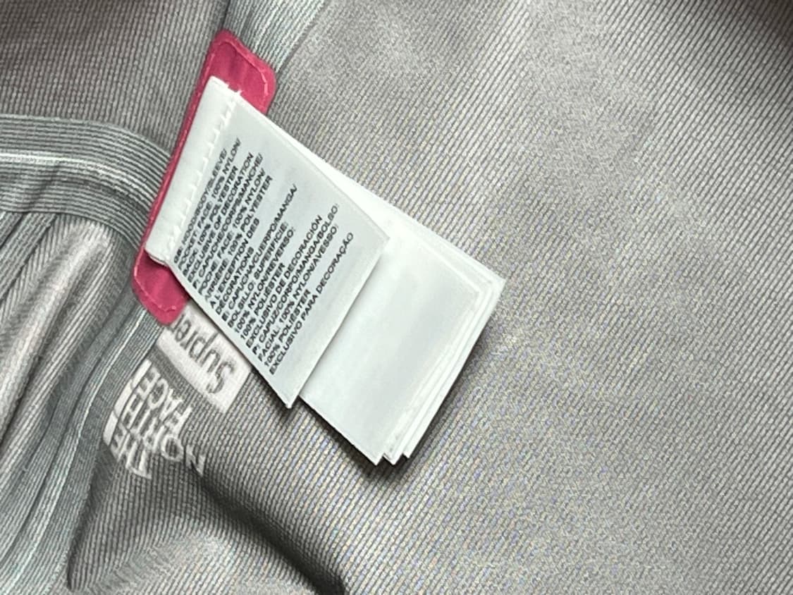 (L) 21ss 슈프림 노스페이스 서밋시리즈 테이프심 자켓 핑크  크림  상품이미지5