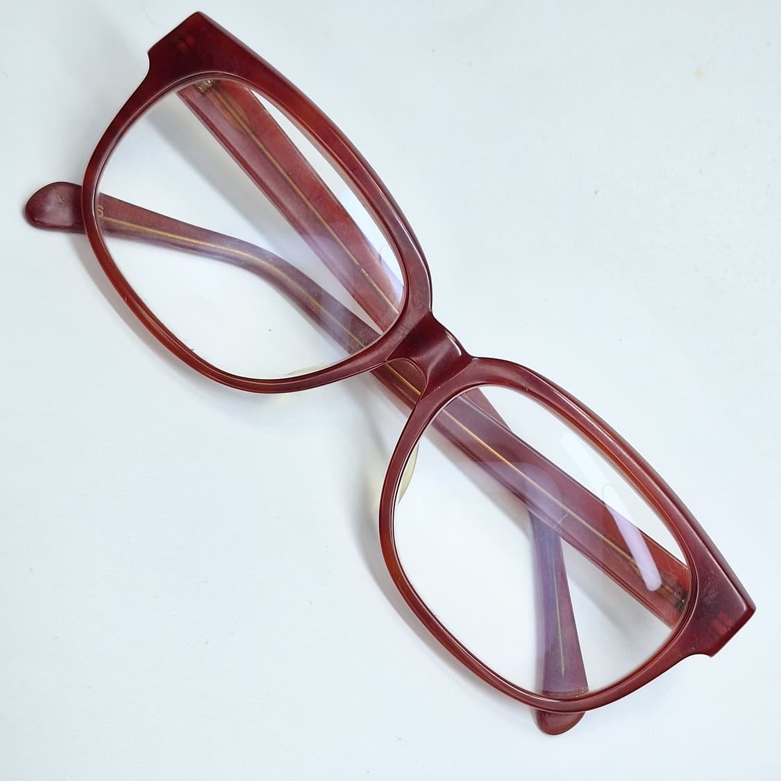 80s 일본 빈티지 KI-500 넘버6 공방 장인 수제 뿔테 안경테 상품이미지1