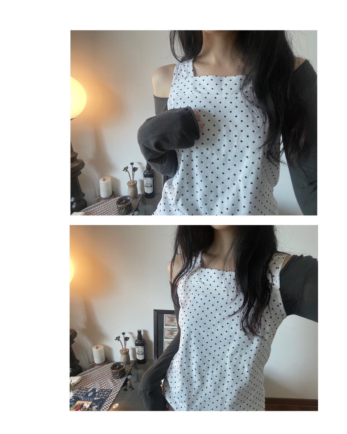 dot sleeveless 상품이미지1