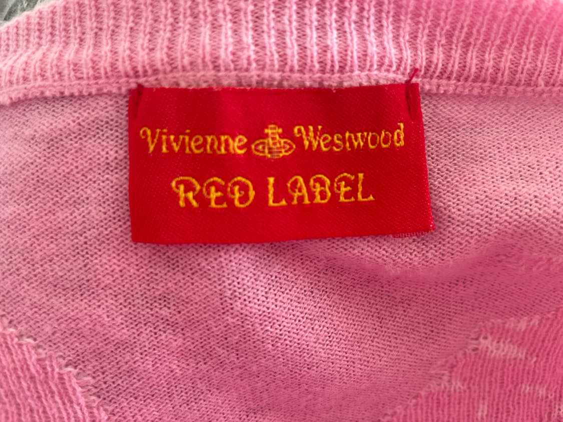 비비엔 웨스트우드 7부 소매 핑크 카디건 상품이미지8