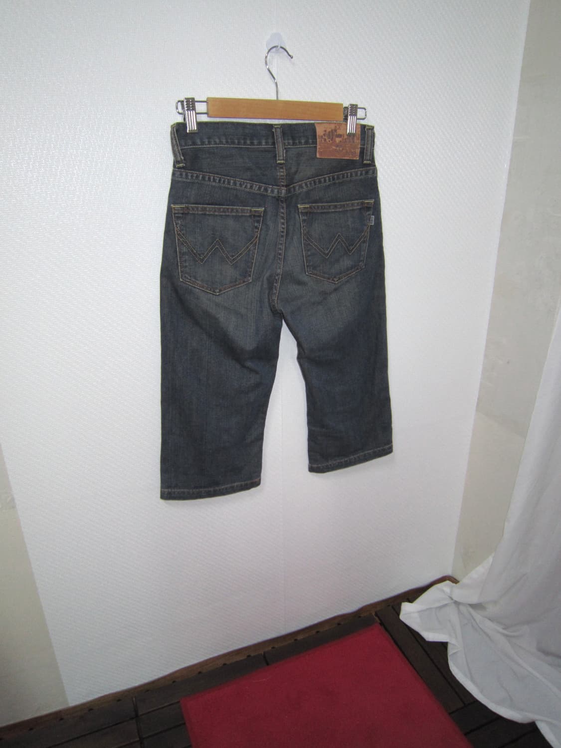 edwin 데님 카프리 팬츠 상품이미지4