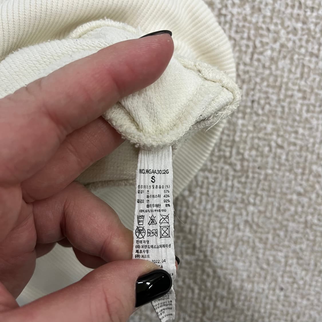 S  젝시믹스 여성 반집업 맨투맨 티셔츠 0126M 상품이미지3