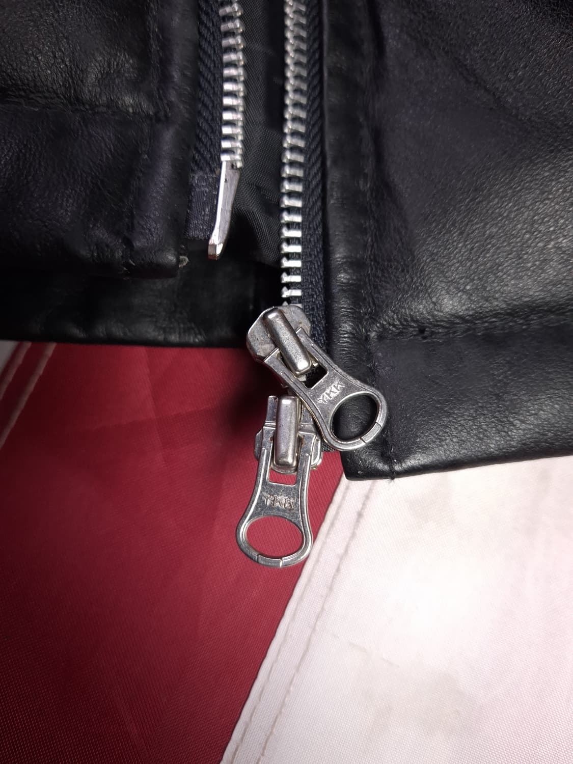 새제품 일본판 리얼레더 다운 패딩 파카 상품이미지6