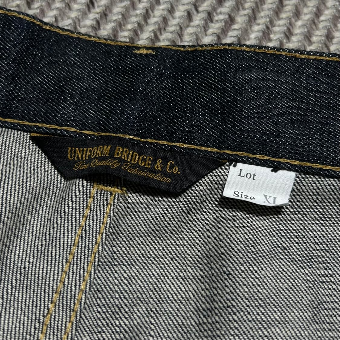 [XL] Uniform Bridge 유니폼브릿지 셀비지 데님팬츠 상품이미지7