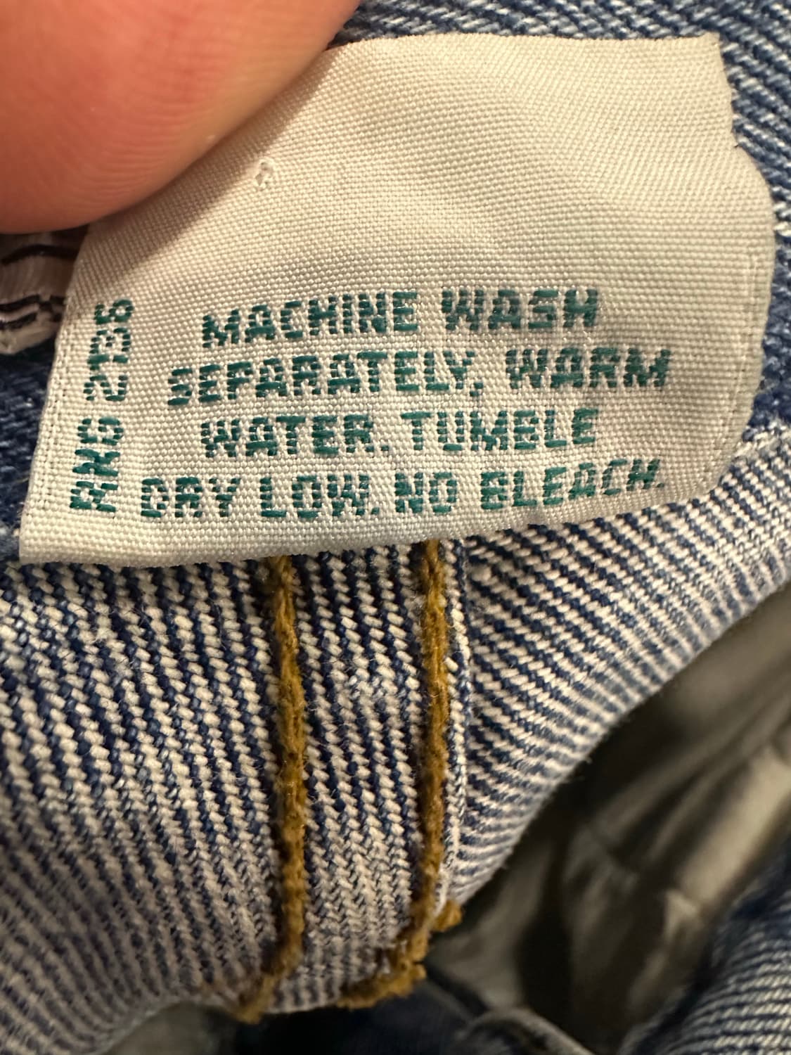 32)90s 게스 데님팬츠 made in usa 상품이미지5