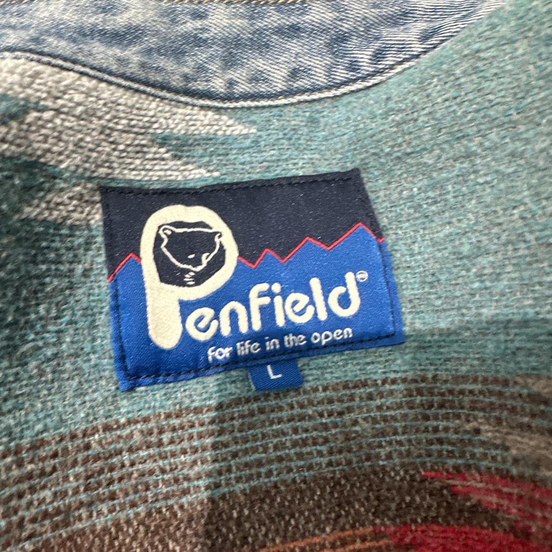 펜필드 데님 청자켓 100-105 상품이미지4