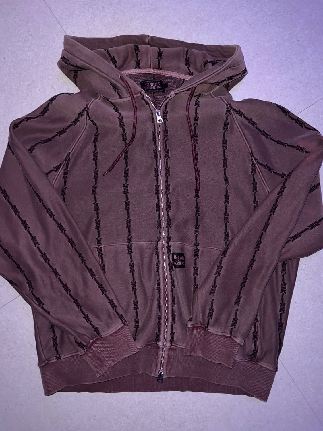 인세인개러지 위캔더스 미발매 콜라보 후드집업 상품이미지1