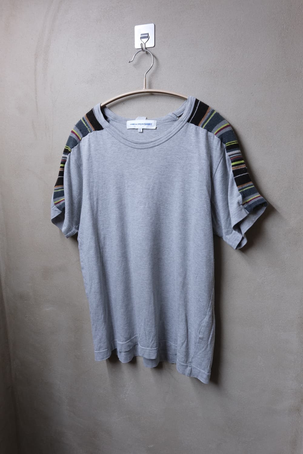 Comme des garcons shirt 니트 숄더 반팔 티셔츠 s 상품이미지4