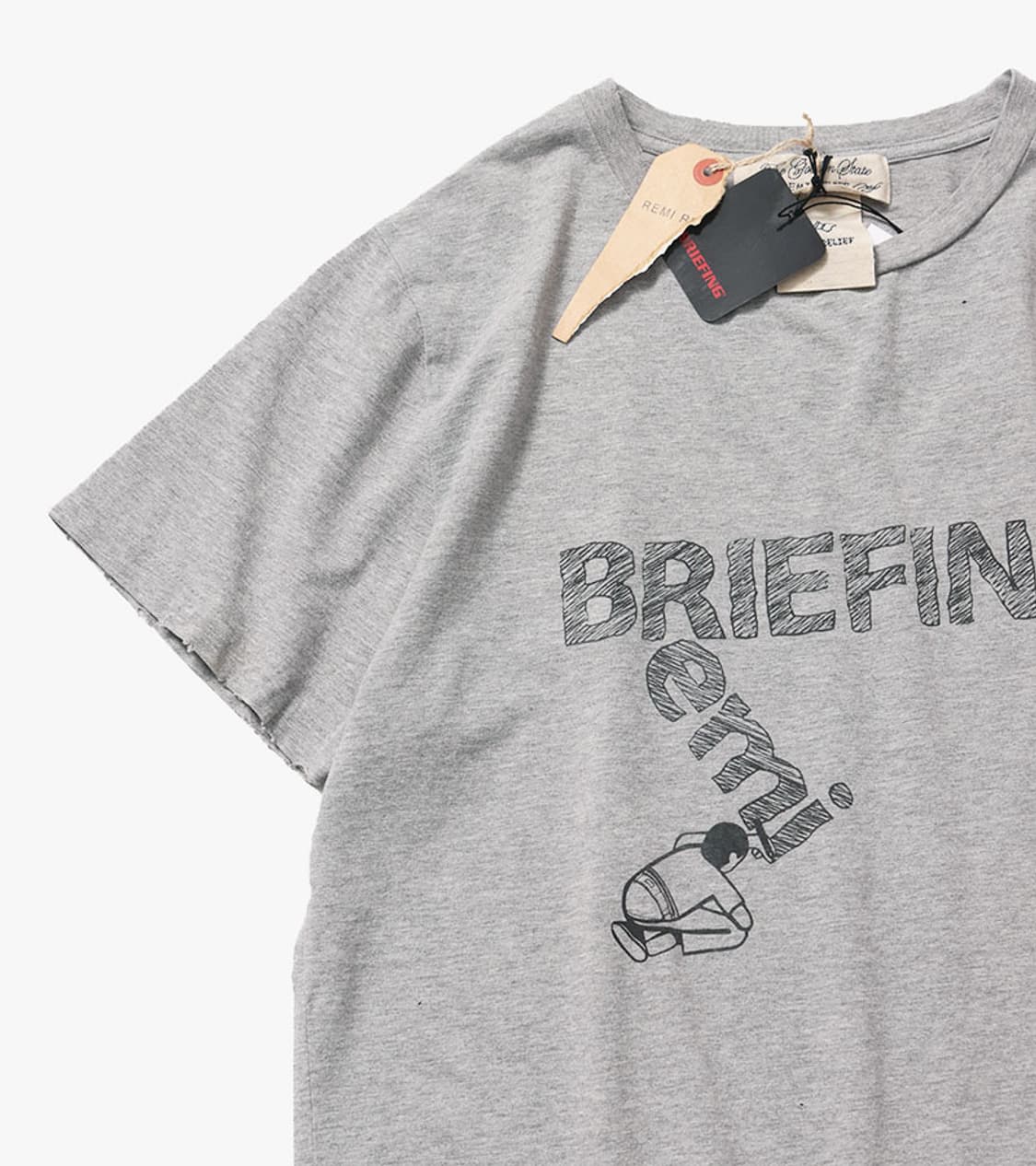 REMI RELIEF X BRIEFING - DAMAGE T SHIRT 상품이미지3