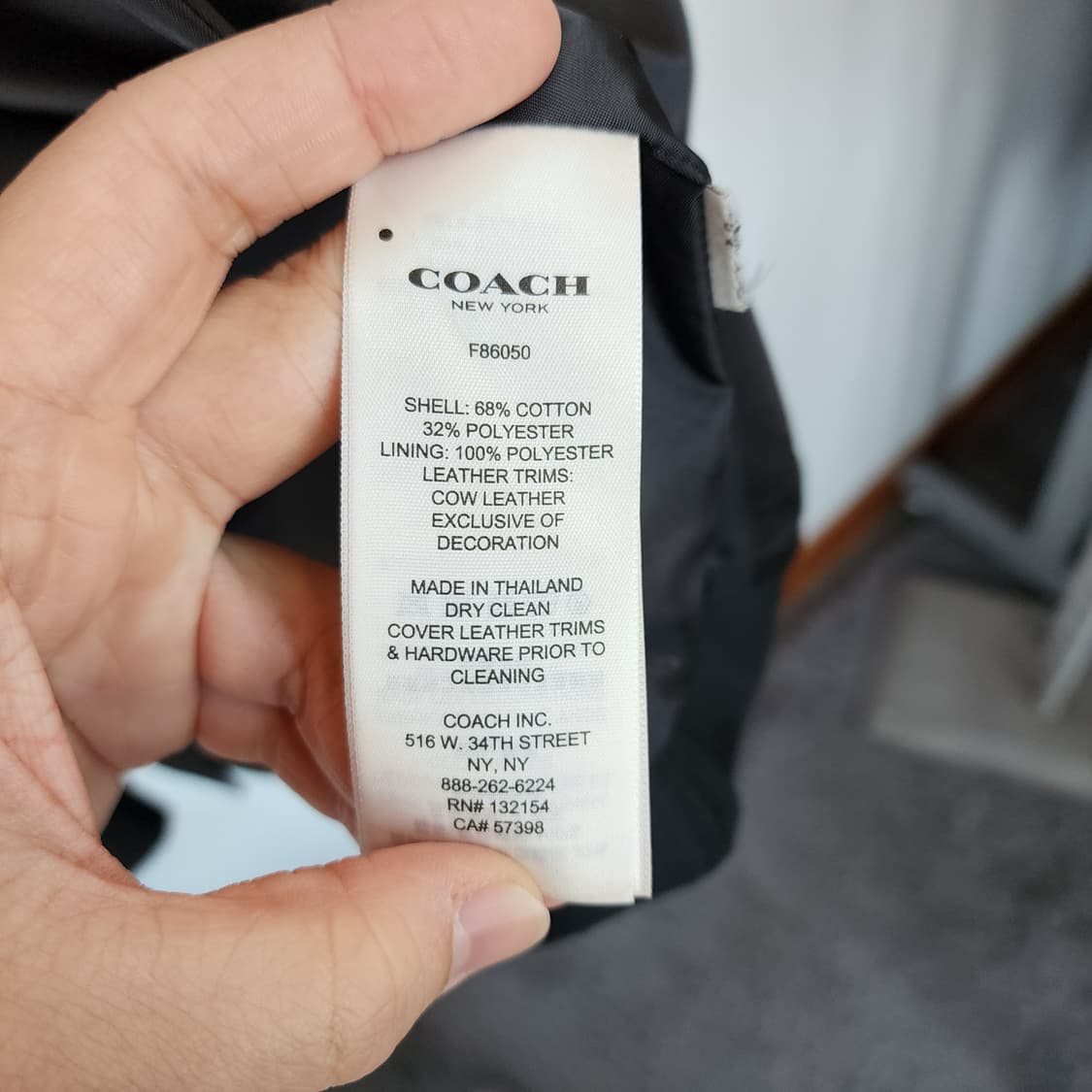 코치 블랙 트렌치코트 상품이미지7