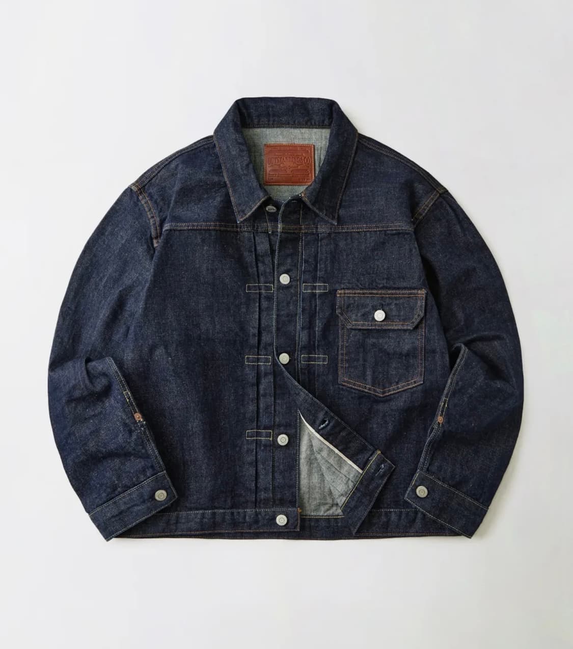 아웃스탠딩 SELVEDGE DENIM 1ST JACKET_INDIGO 상품이미지1