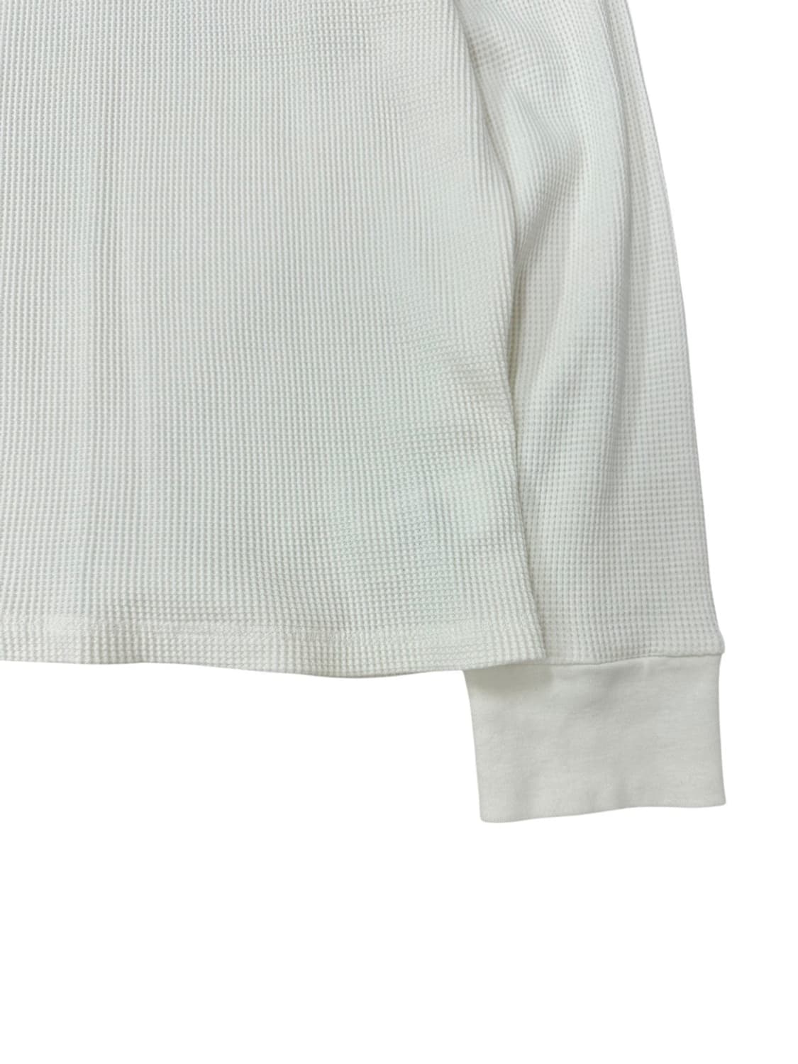 폴로 와플 긴팔티 아이보리 (2XL) 상품이미지5