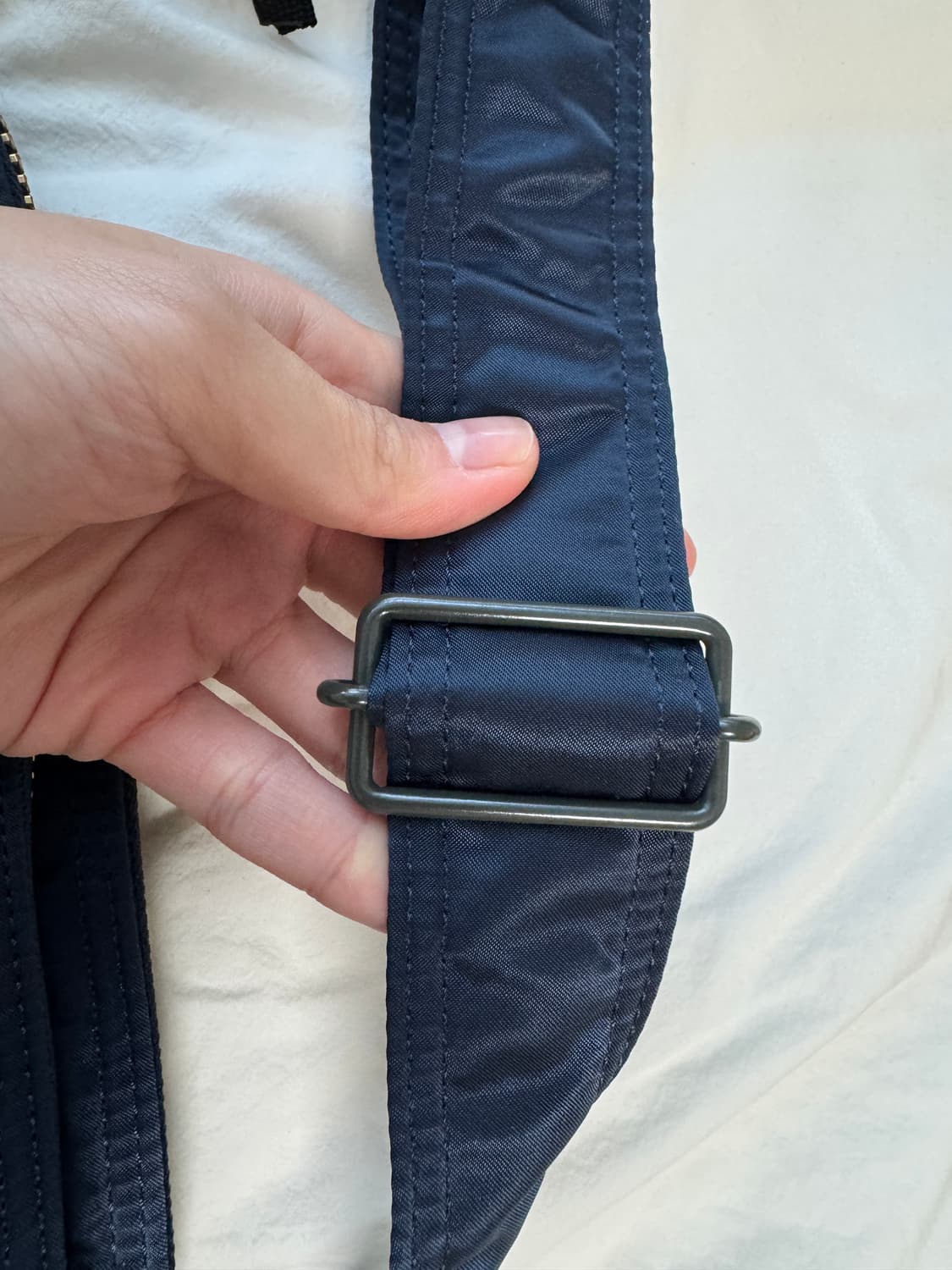 포터 올 뉴 탱커 슬링백 집 아이언 블루 상품이미지5