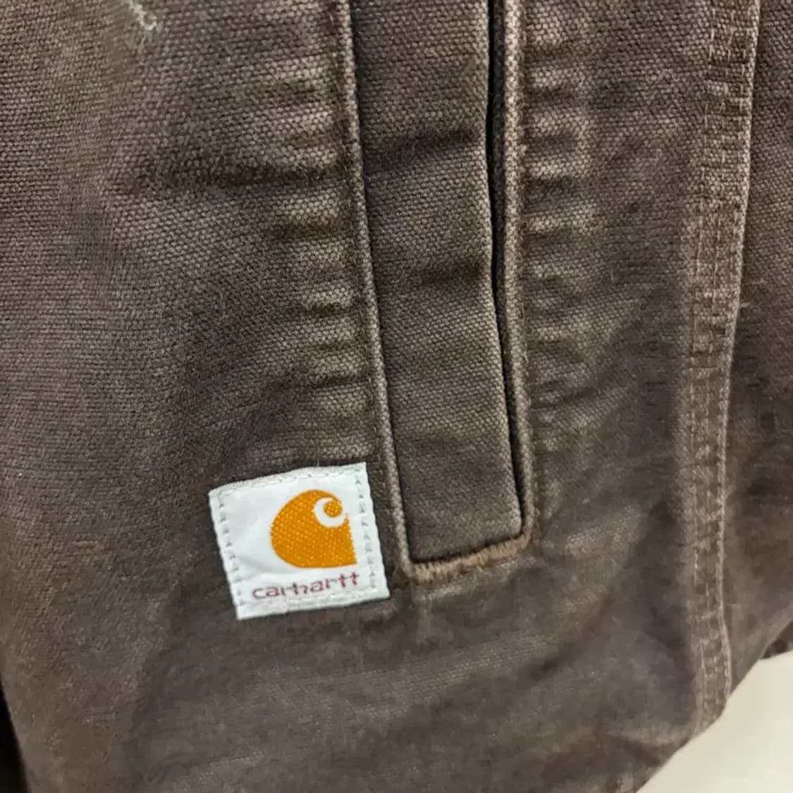 칼하트 후드 워크 자켓 브라운 XS 상품이미지5