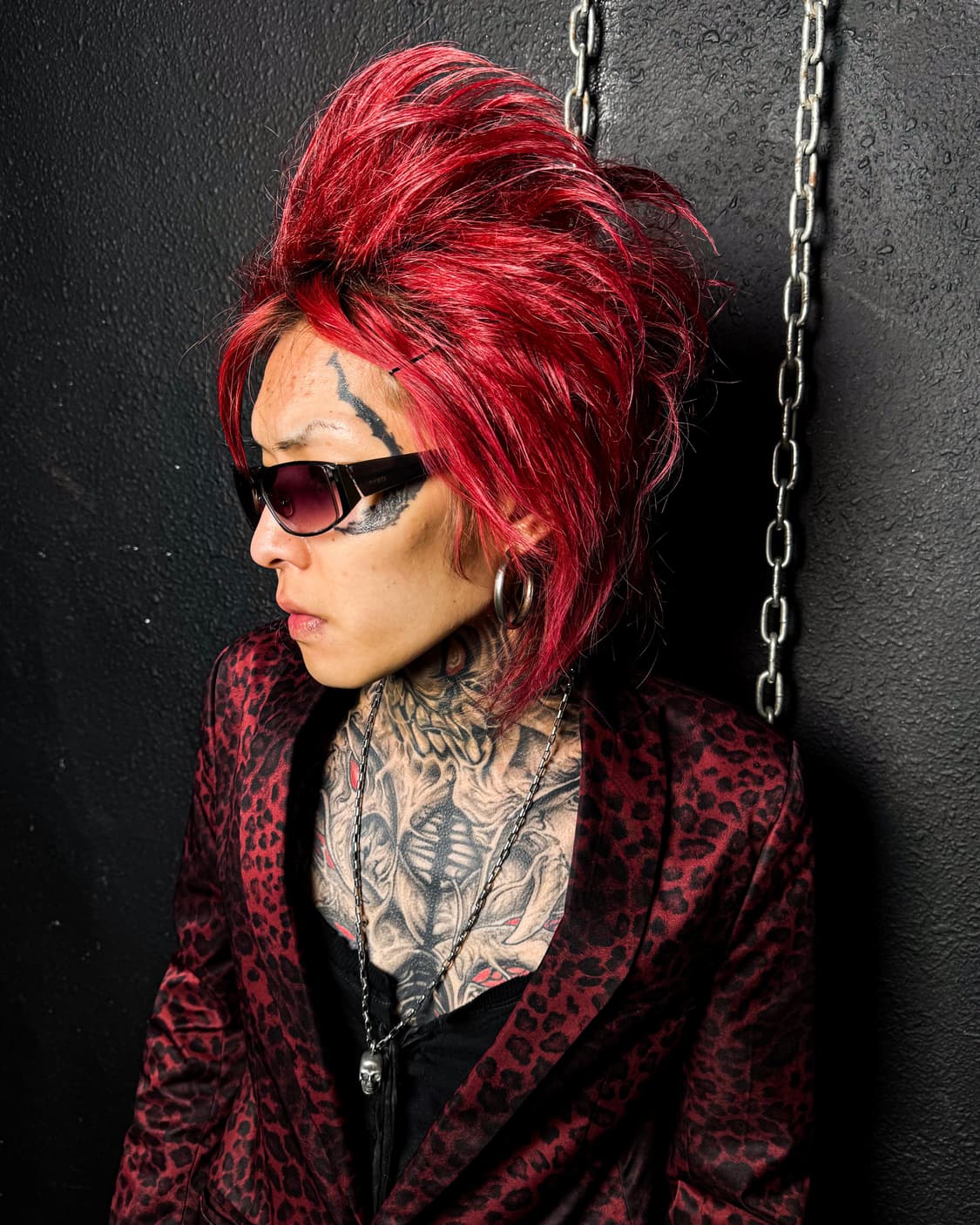 SEANA – Red Leopard Pattern Jacket 상품이미지2