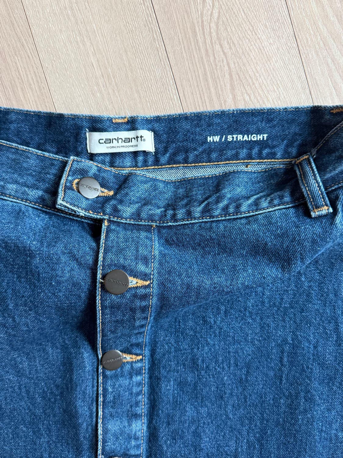 칼하트 데님 스커트 상품이미지4