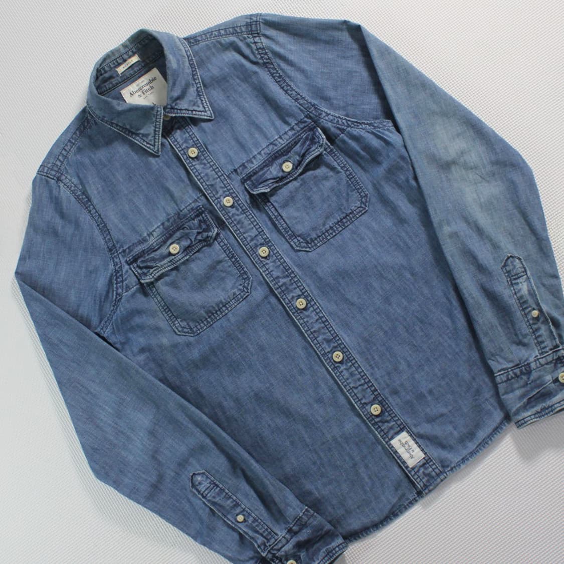 Abercrombie 아베크롬비 데님 셔츠 상품이미지3
