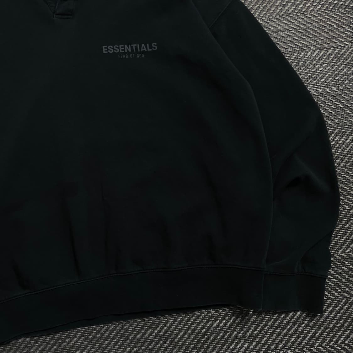 피어오브갓 에센셜 박시핏 롱슬리브 블랙 o 4080 상품이미지4