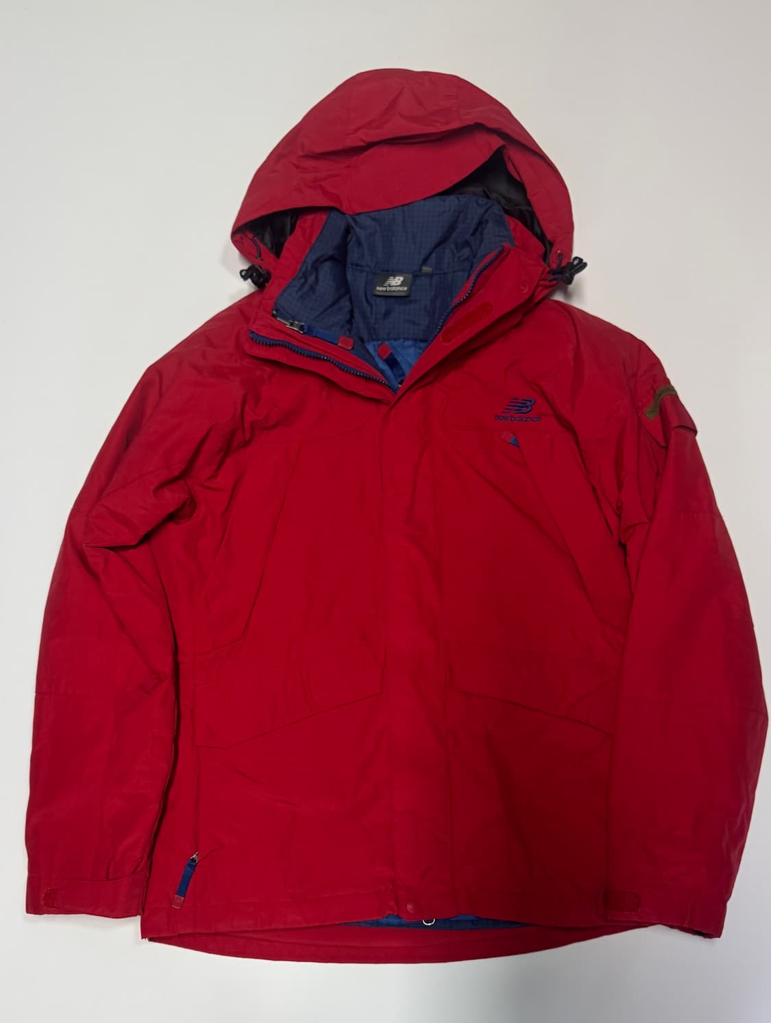 뉴발란스 레드 후드 바람막이 + 내피 상품이미지1