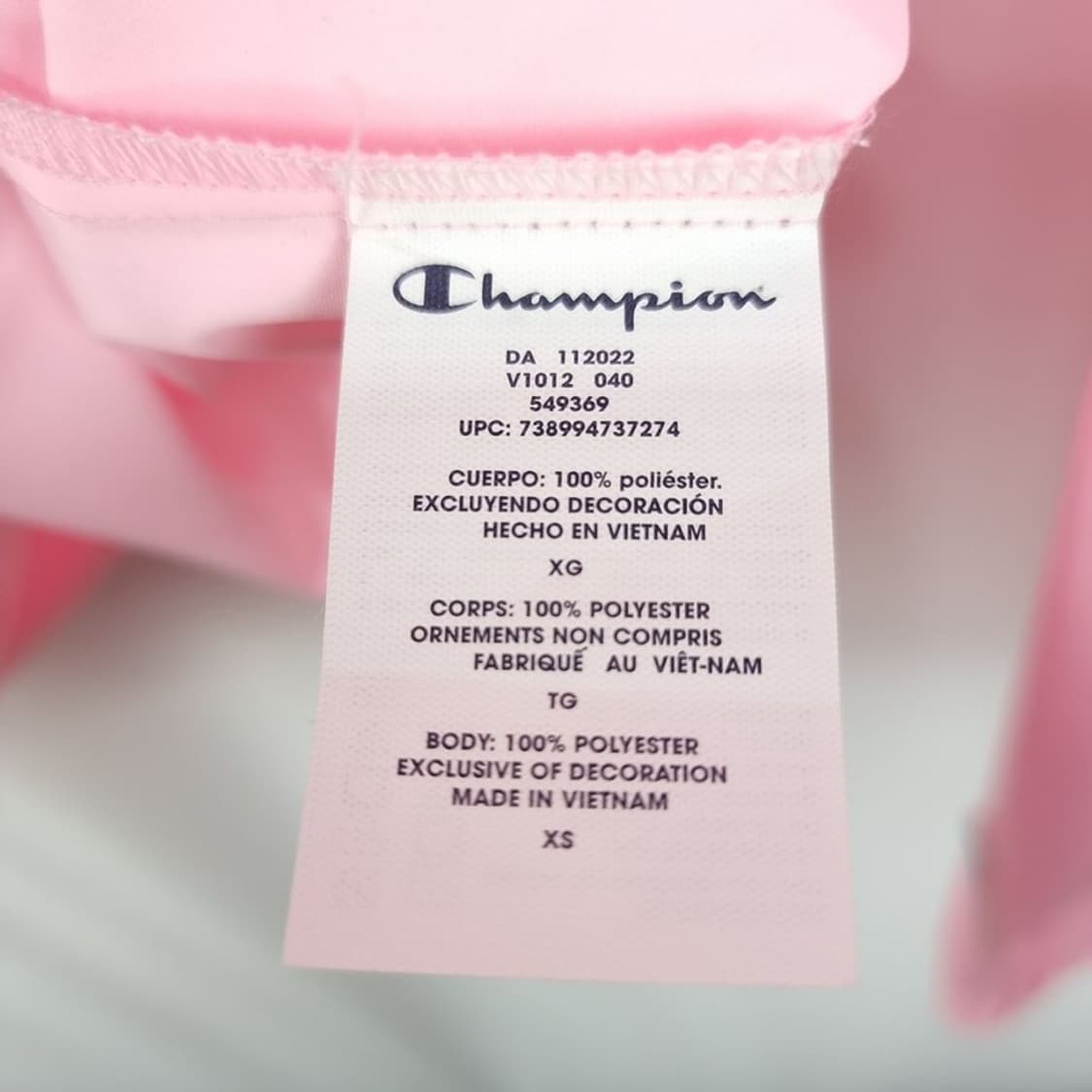 [챔피온] 로고 자수 오버핏 후드 바라막이 아노락 자켓 핑크 M18898 상품이미지10