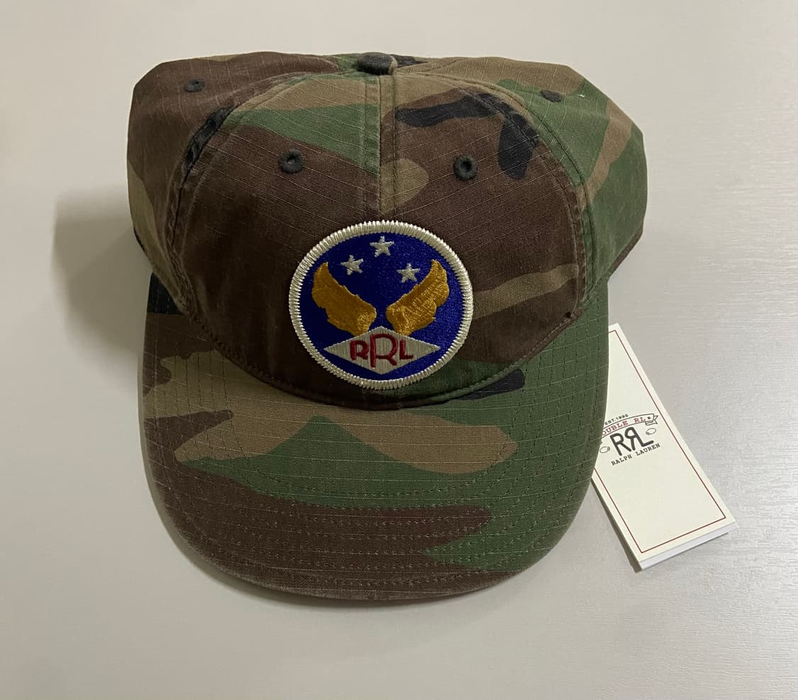 rrl 더블알엘 볼캡 윙로고 윙패치 모자 카모 상품이미지1