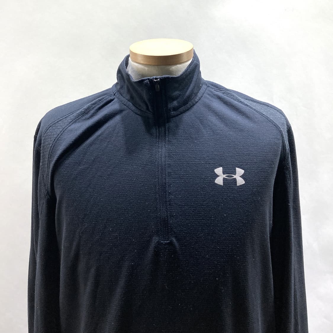 언더아머 남성 스포츠 반집업긴팔 블랙 M  상품이미지2