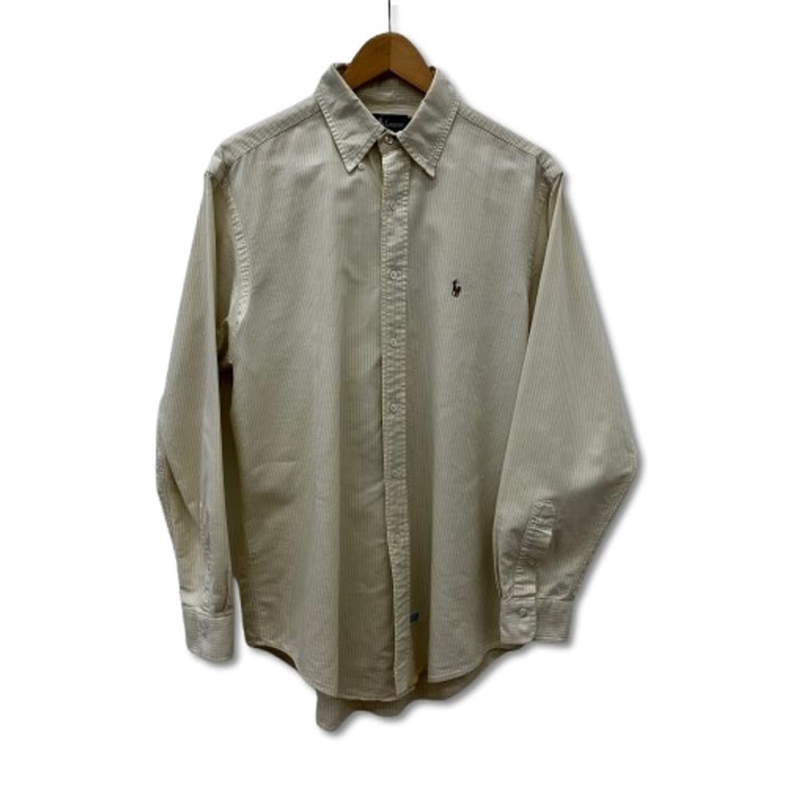 랄프로렌 옐로 스트라이프 코튼 셔츠 상품이미지1