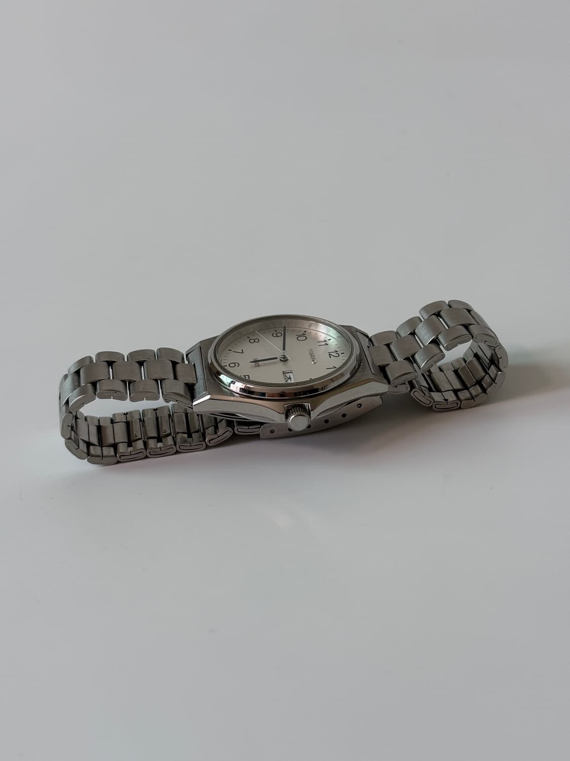 1990s Spirit Arabic Index Silver Quartz 상품이미지4